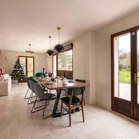 Вилла Maison Famille-10 Min Deauville Saint-Etienne-la-Thillaye