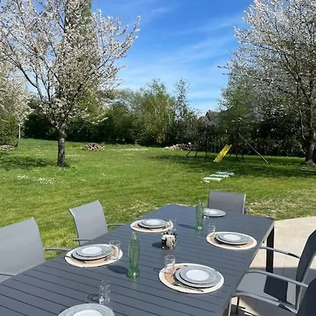 Вилла Maison Famille-10 Min Deauville Saint-Etienne-la-Thillaye